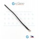 AWG18 x 130mm Wire with 4.8mm Female Spade Termination Black