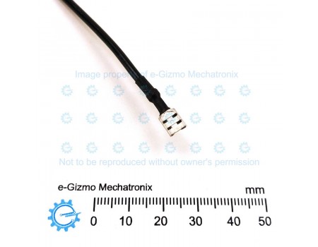 AWG18 x 130mm Wire with 4.8mm Female Spade Termination Black