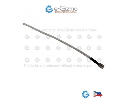 AWG18 x 130mm Wire with 4.8mm Female Spade Termination White