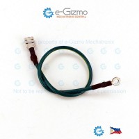 AWG18 x 185mm Wire with 6.3mm Female Spade and d3x6 Ring Termination