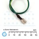 AWG18 x 185mm Wire with 6.3mm Female Spade and d3x6 Ring Termination