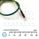 AWG18 x 185mm Wire with 6.3mm Female Spade and d3x6 Ring Termination