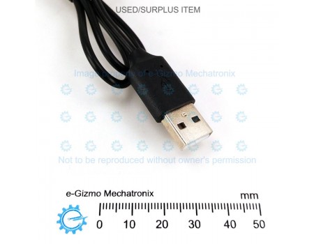 5V USB  to DC Barrel Plug Charging Cable 450mm
