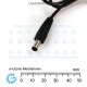 5V USB  to DC Barrel Plug Charging Cable 450mm