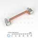 Rigid Copper Bus Bar 100A with clamp