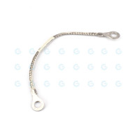 Copper Braided Earth Ground Lead with Ring Connector Termination