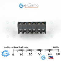 Weco 97 6 pole Screw Terminal Connector PCB Mounting