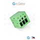 Dinkle PCB Screw Terminal Block 3-way 32A 5mm pitch DT-123