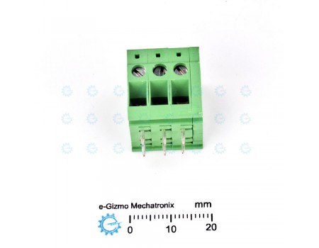 Dinkle PCB Screw Terminal Block 3-way 32A 5mm pitch DT-123