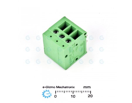 Dinkle PCB Screw Terminal Block 3-way 32A 5mm pitch DT-123