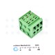Dinkle PCB Screw Terminal Block 3-way 32A 5mm pitch DT-123
