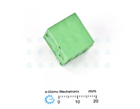 Dinkle PCB Screw Terminal Block 3-way 32A 5mm pitch DT-123