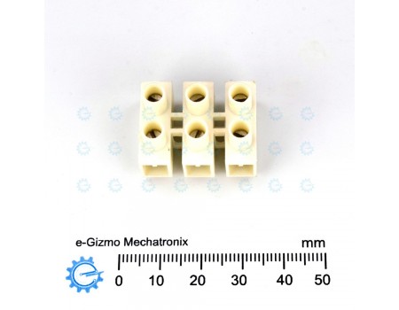 Screw Terminal NC3 3-gang 20A 2.5mm^2 x 2.5mm^2