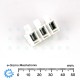 Screw Terminal NC3 3-gang 20A 2.5x 2-1.5mm^2 Split