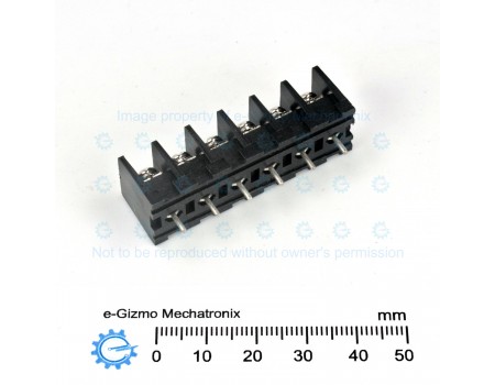 Sato  PCB Screw Terminal Strip 6 pole 10A 7.62mm pitch ML-40-S1BYF-6P
