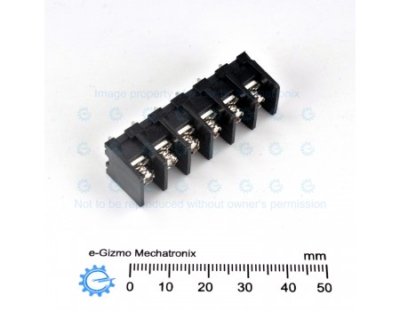 Sato  PCB Screw Terminal Strip 6 pole 10A 7.62mm pitch ML-40-S1BYF-6P