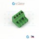 Buchanan Male Pluggable Screw Terminal Block 16A 5.08mm Pitch 4P 796634-4