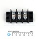 Dinkle Panel Mount Barrier Screw Terminal Block 3-way 35A 14.3mm pitch 0113