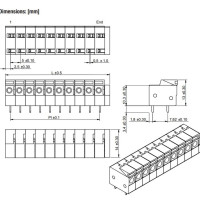 Wurth Elektronik 2-pole 5mm Screwless Horizontal Entry PCB Terminal