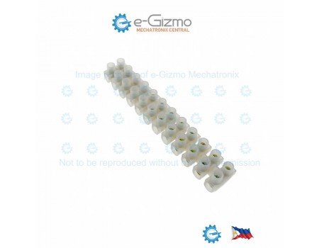 12-pole Barrier Terminal Block Connector 16A Brass