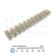 12-pole Barrier Terminal Block Connector 16A Brass
