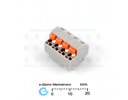Teilbar 625 4-pole Screwless Terminal PC Solderable 10A