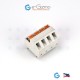 CTL 4-pole Screwless Terminal PC Solderable 10A