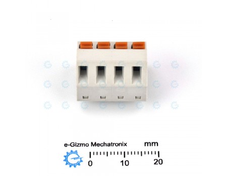 CTL 4-pole Screwless Terminal PC Solderable 10A