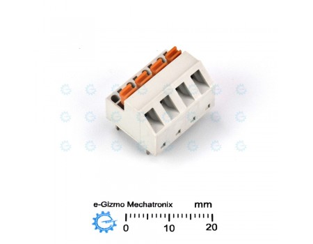 CTL 4-pole Screwless Terminal PC Solderable 10A