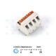 CTL 4-pole Screwless Terminal PC Solderable 10A