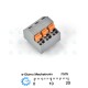 Teilbar 625 3 pole Screwless Terminal PC Solderable 10A