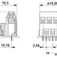 Phoenix Contact PCB Screw Terminal Block 2 layer 16 way MKKDSN 1,5 -16