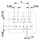 Phoenix Contact PCB Screw Terminal Block 2 layer 16 way MKKDSN 1,5 -16