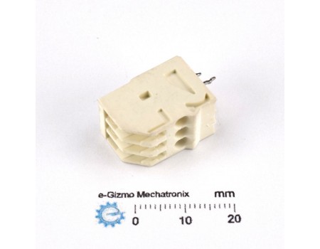 WAGO 251-107 Combi PCB Terminal Block + IDC Contact 3 Poles 3 Pins 2A