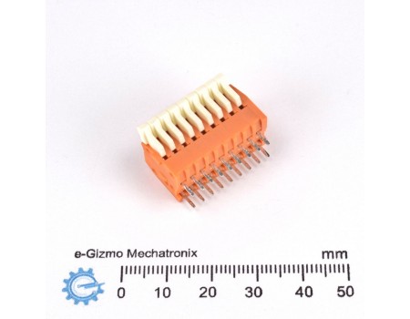 WAGO-234-512-9 TPCB erminal Block 9 Pole 18 Pins Push Release 4A 2,54mm