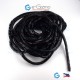 10Meters PE Spiral Cable Wire Wrap Organizer d12mm x 10M Black