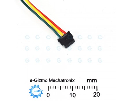 3-pole 1.5mm pitch Wafer Cable Female JST Connector Black