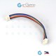 2x4 8-poles 2.0mm Pitch Wafer Cable Female-Female L=100mm