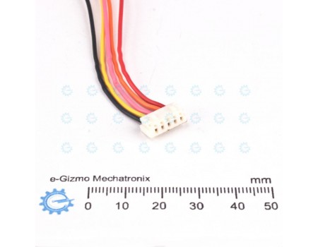 5-pole 2.0mm pitch Wafer Cable Female JST Connector Black