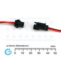 JST SM 2-pin M-F (Pair) 15cm