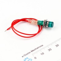 Neon Pilot Light Indicator Green 220VAC