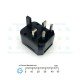 Three piece Travel Universal Plug Adapter with Case