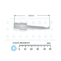 Grabber Hook Test Clip 58mm Red