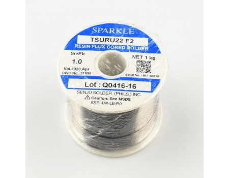 Sparkle TSURU22-F2 d1.00 Sn60Pb40 Soldering Lead Solder Wire 1000g
