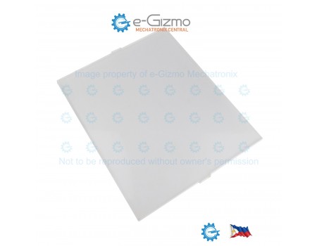 Extruded Acrylic 348W x 280L x 8T mm Clear with Diffuser Side AC10