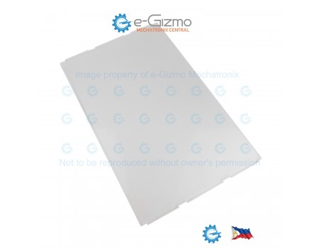 Extruded Acrylic 423W x 264L x 6T mm Clear with Diffuser Side AC12