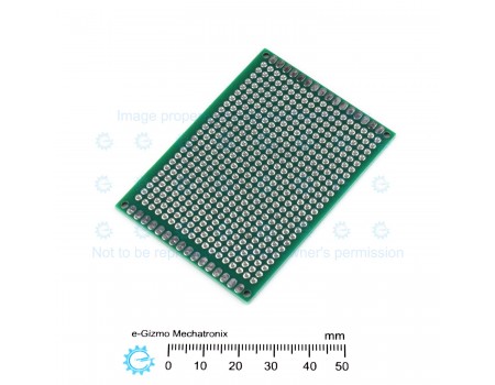 Double Side Universal Prototyping PCB FR4 5x7cm Green