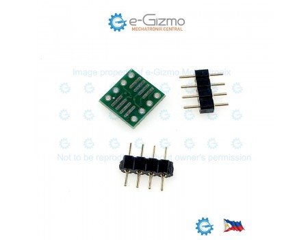 SOIC-SSOP to DIP Adapter 8-Pin 300mils with Header Pins