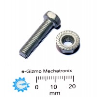 Hex Bolt & Nut M6x25