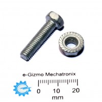 Hex Bolt & Nut M6x25